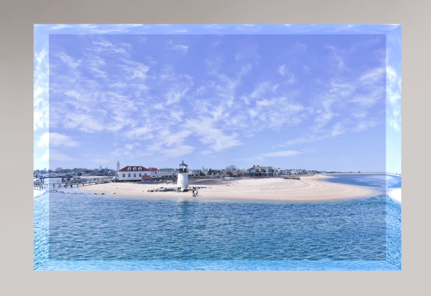 Shades of Blue: Brant Point (3-D Acrylic Block)