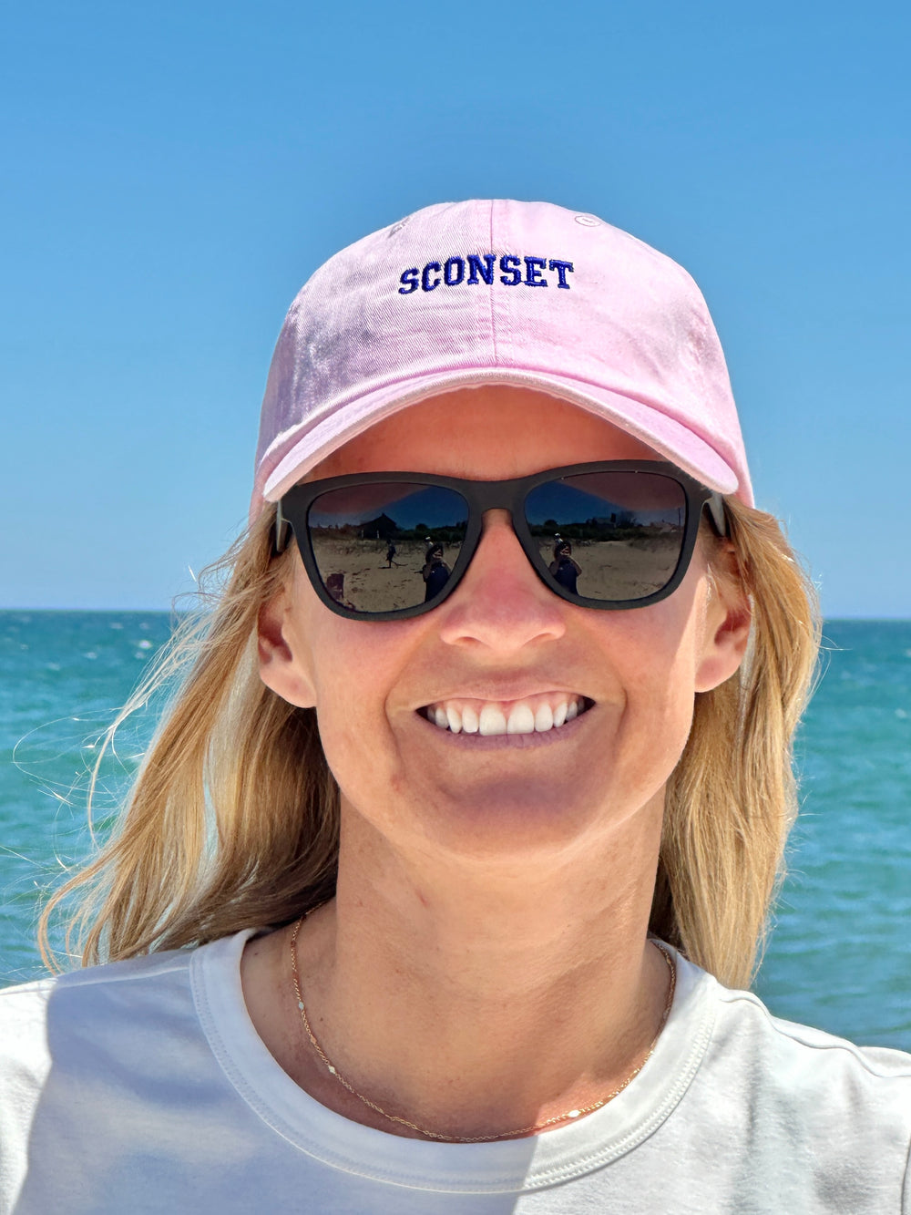 Sconset Baseball Cap: Pink