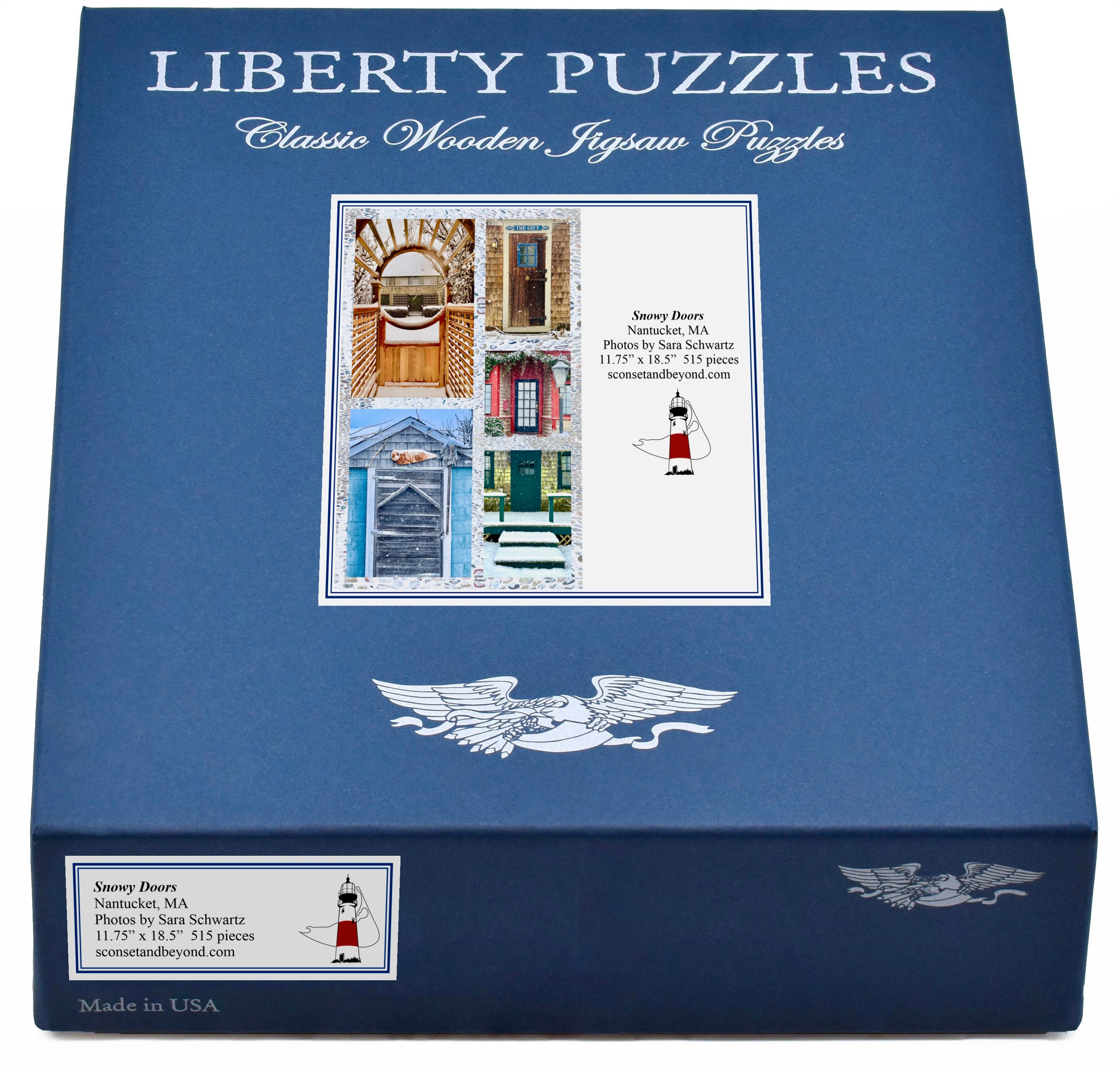 Snowy Doors (Puzzle) – Sconset and Beyond